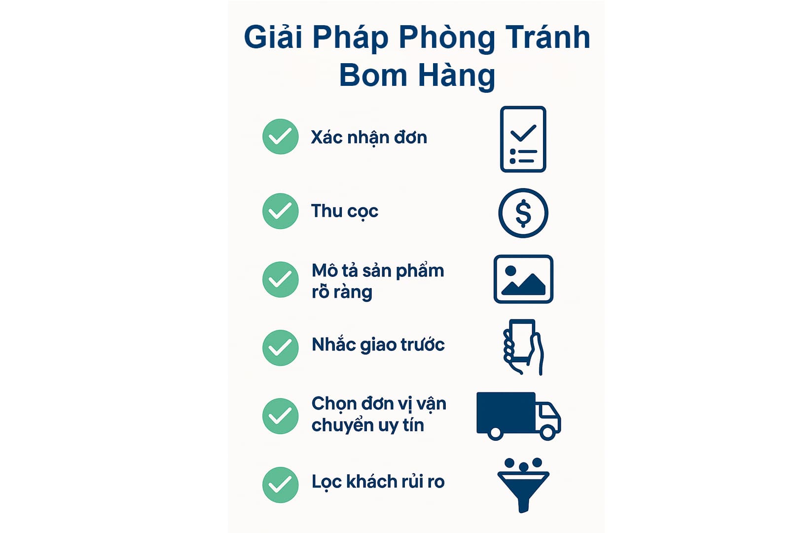Ảnh: giải pháp phòng tránh bom hàng